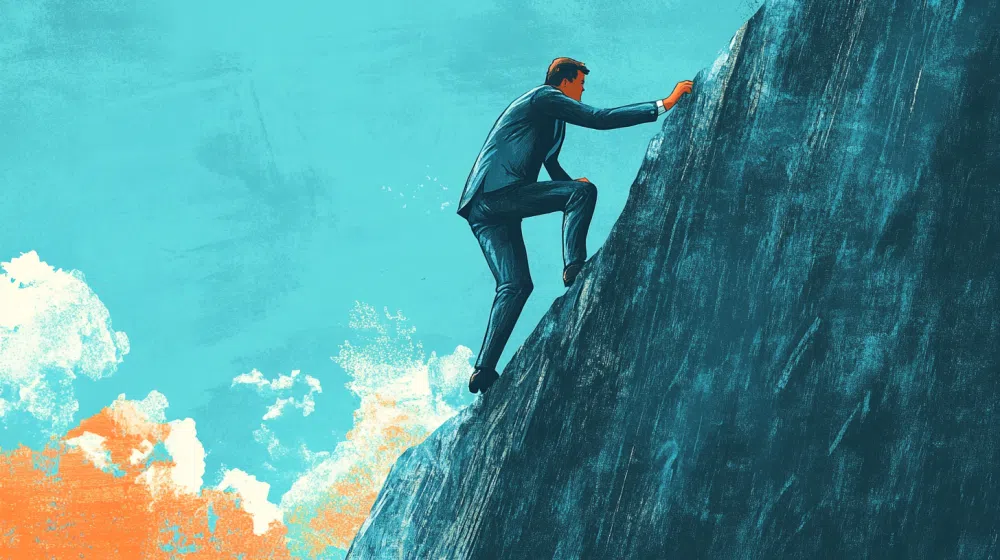 business-mountain-climber
